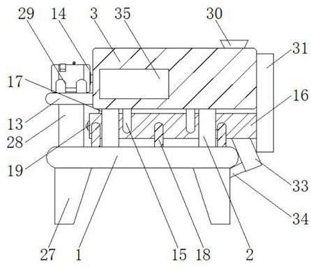 Food stirring machine for aquatic product processing