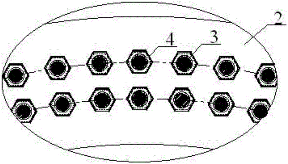 Replaceable prestressed anchor bolt device and mounting and replacement construction method thereof