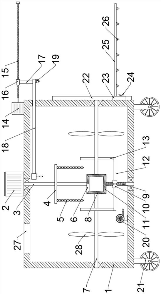 Agricultural intelligent irrigation device