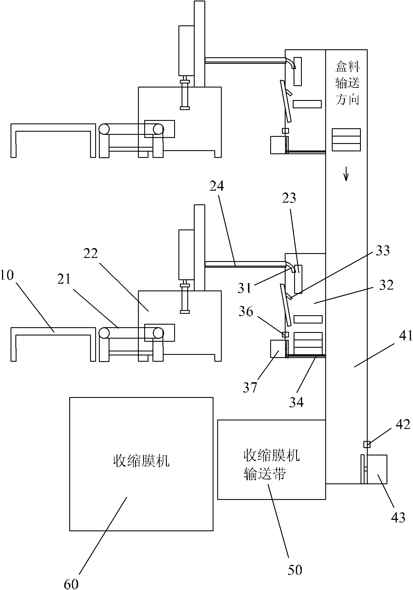 Automatic production line system of face tissue plant