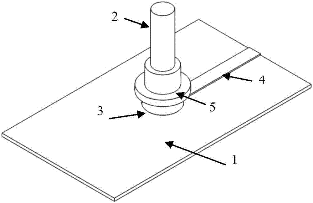 Spindle system for realizing friction surfacing with shaft shoulder