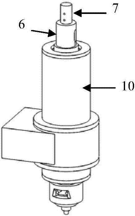 Spindle system for realizing friction surfacing with shaft shoulder