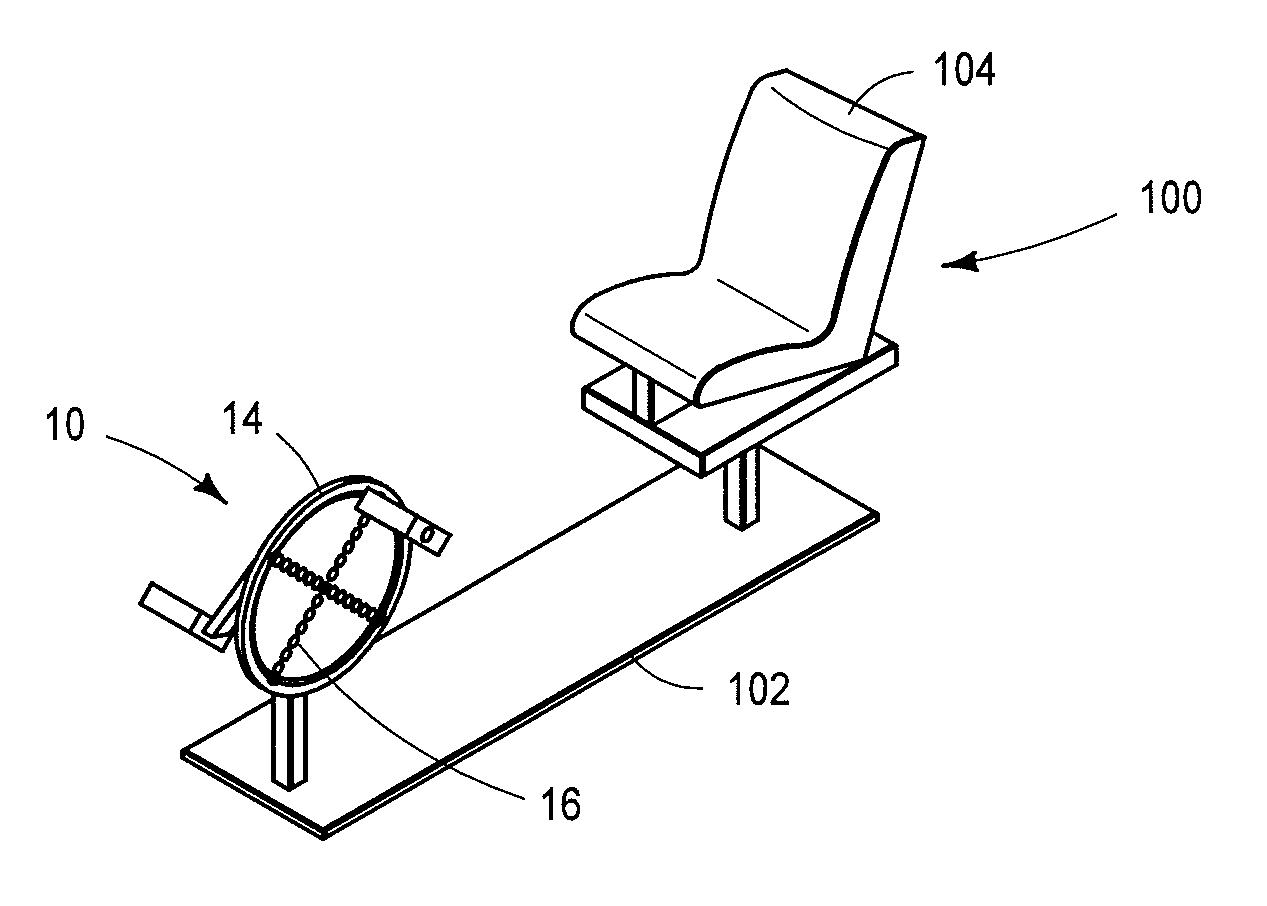 Rotary rehabilitation apparatus and method