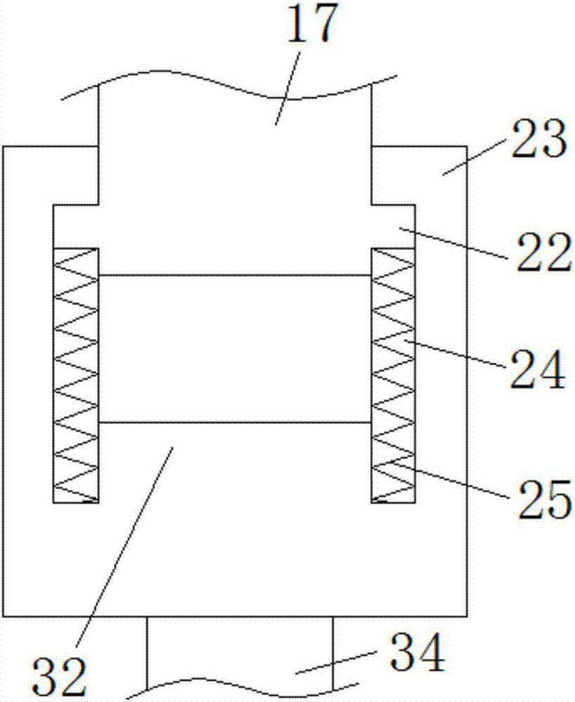 Construction engineering underwater drilling device easy to fix