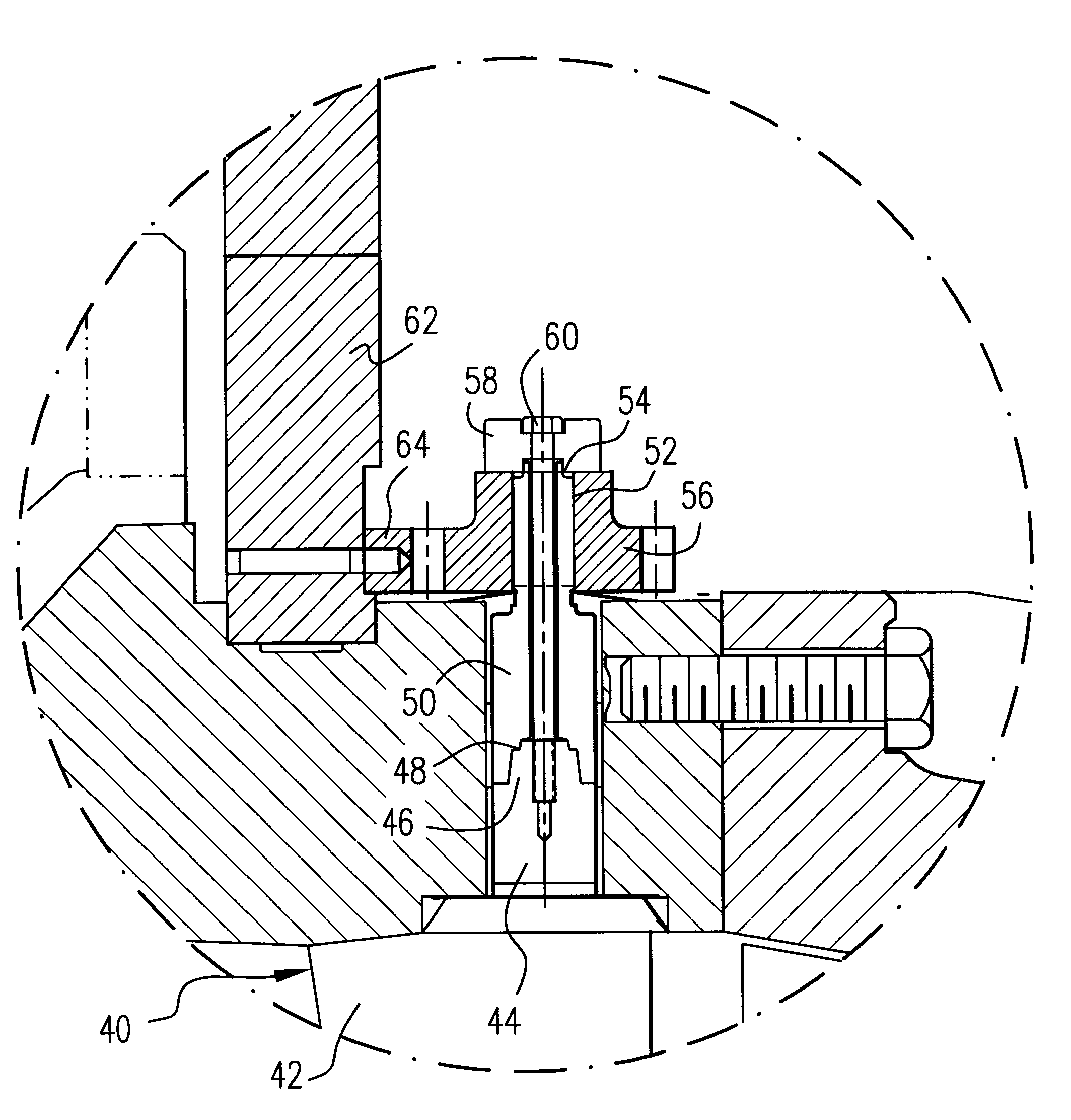 Replaceable variable stator vane for gas turbines