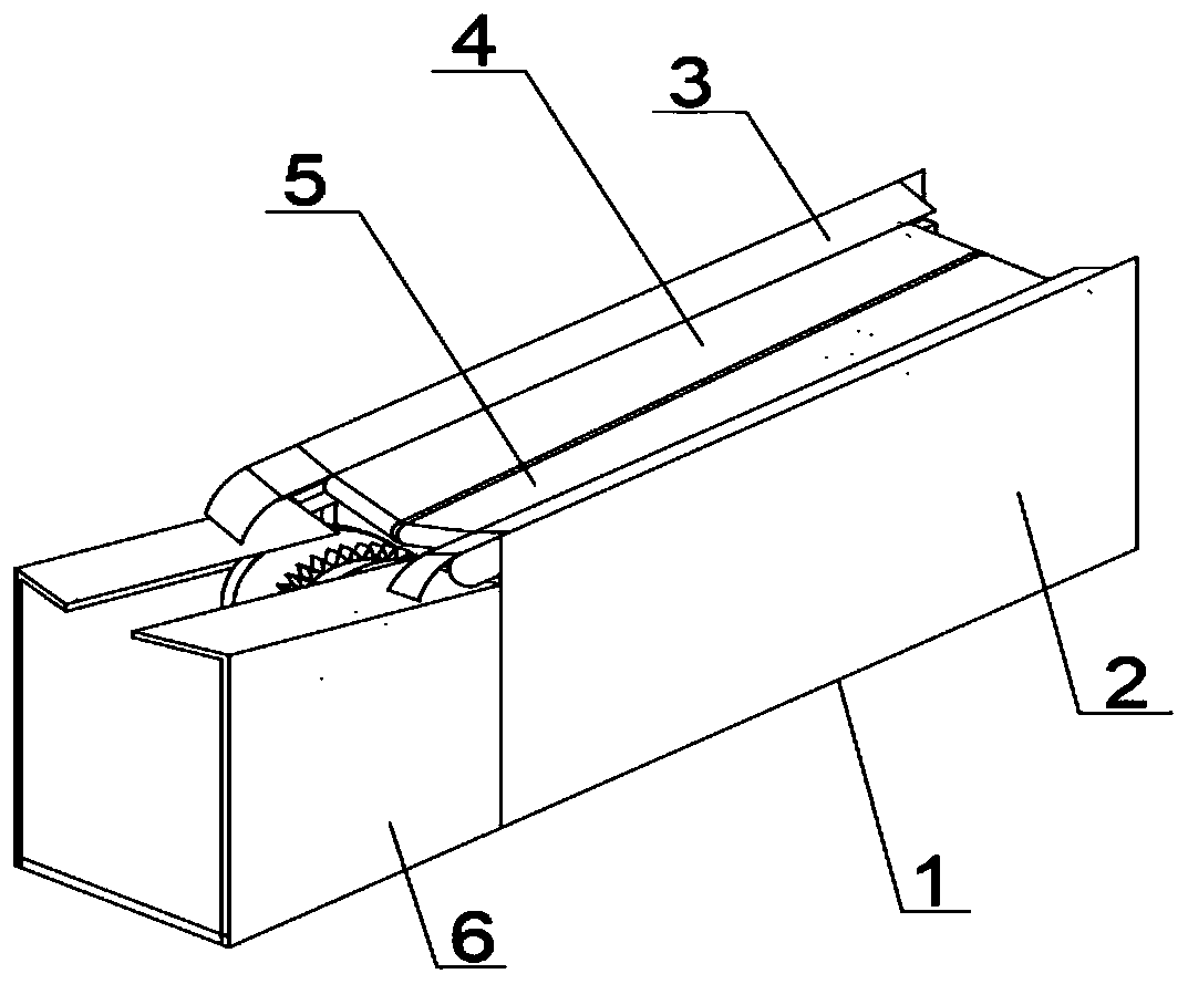 Fruit ordered conveying table