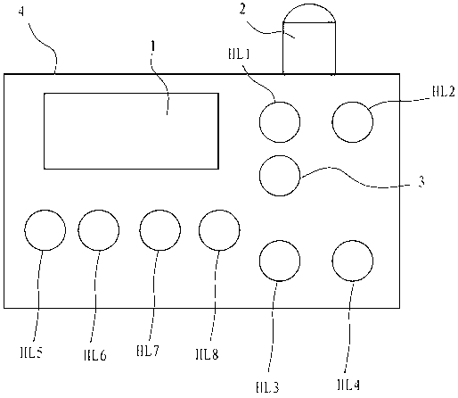 Integrated automatic alarm device of hydraulic system