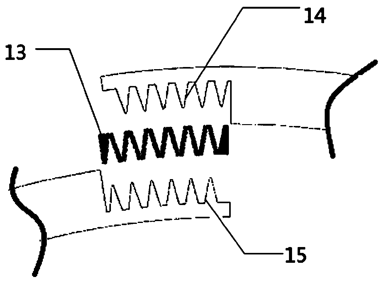 Separating type underwater wellhead suction force anchor in efficient machining and transporting