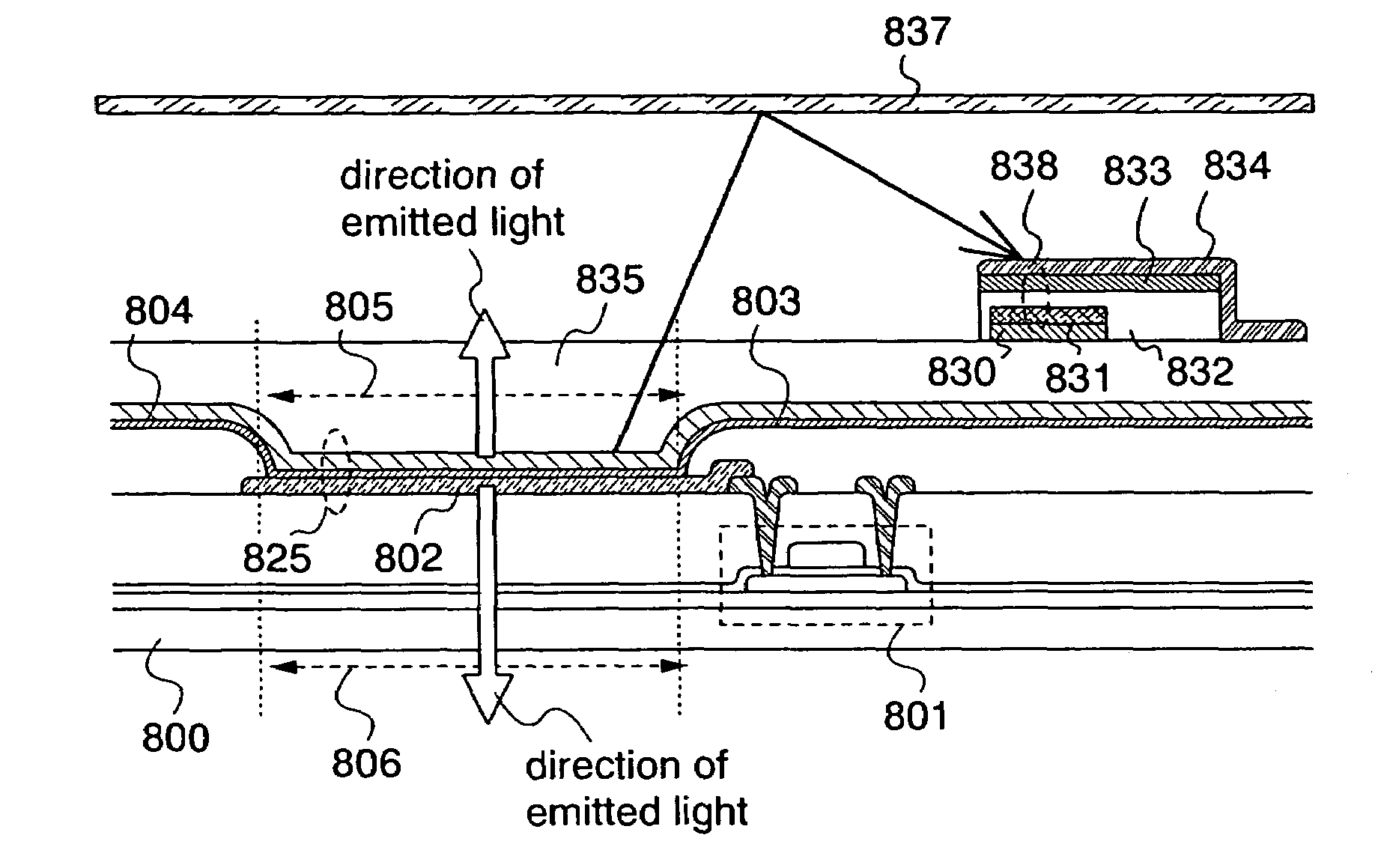 Display device and an electronic apparatus using the same