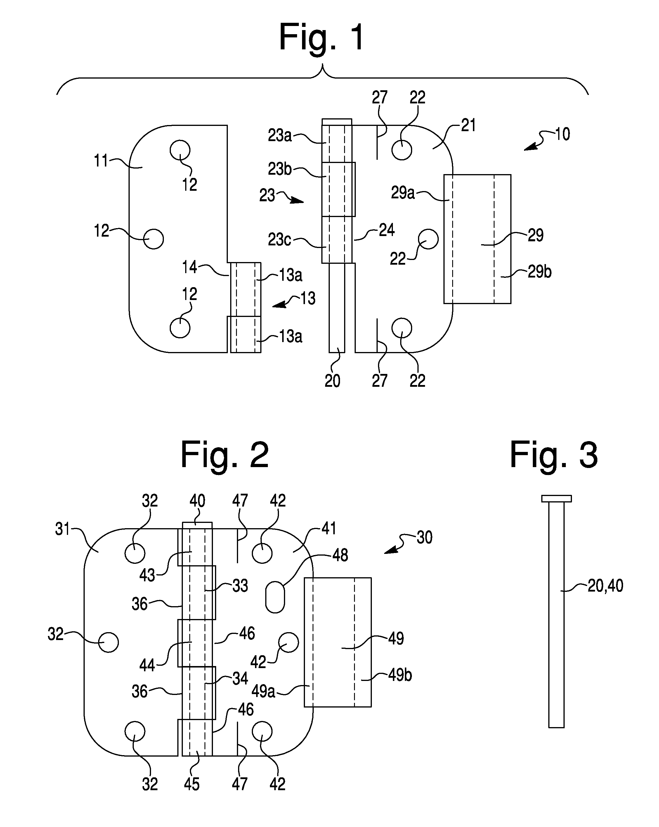 Hinge kit and related methods