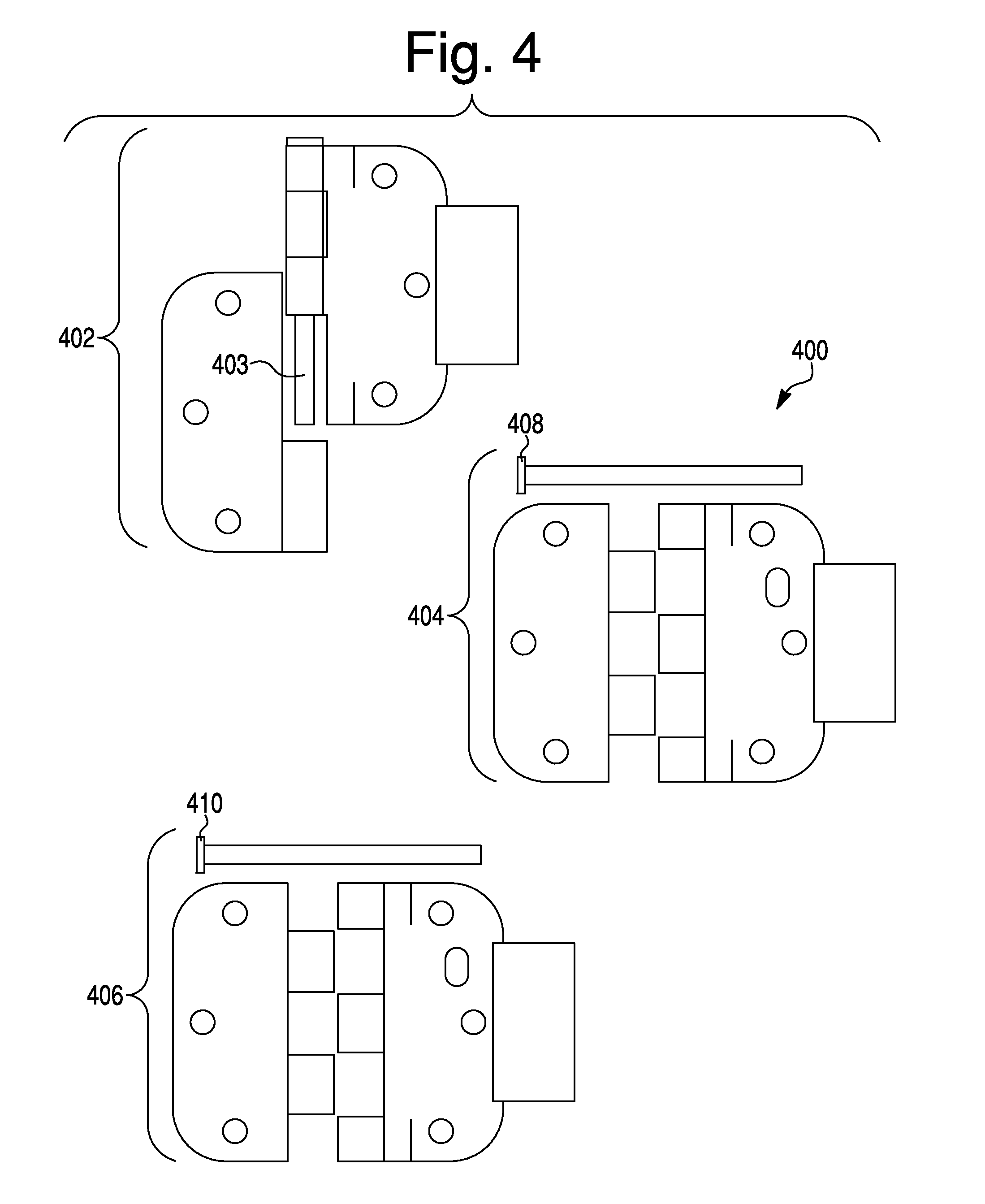 Hinge kit and related methods