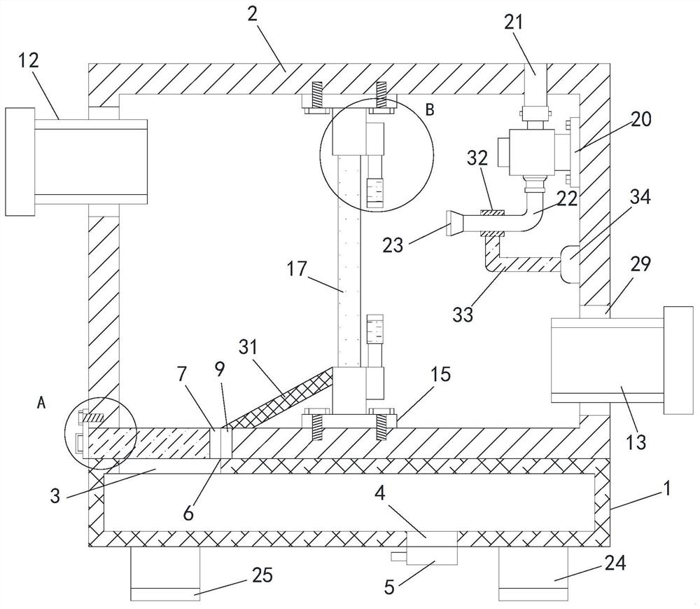 Gas drilling sample gas purification treatment device