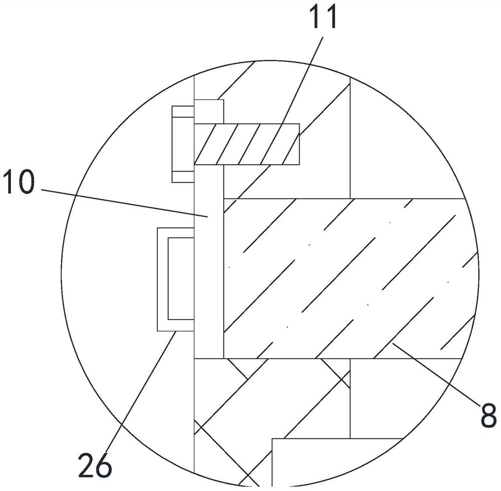 Gas drilling sample gas purification treatment device