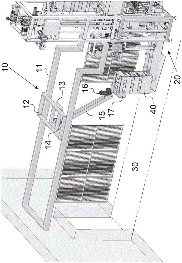 Post-packing overhead coordination conveyor