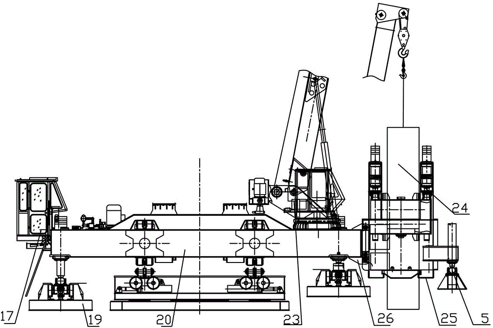 Noiseless steel sheet pile pressing equipment and construction method thereof