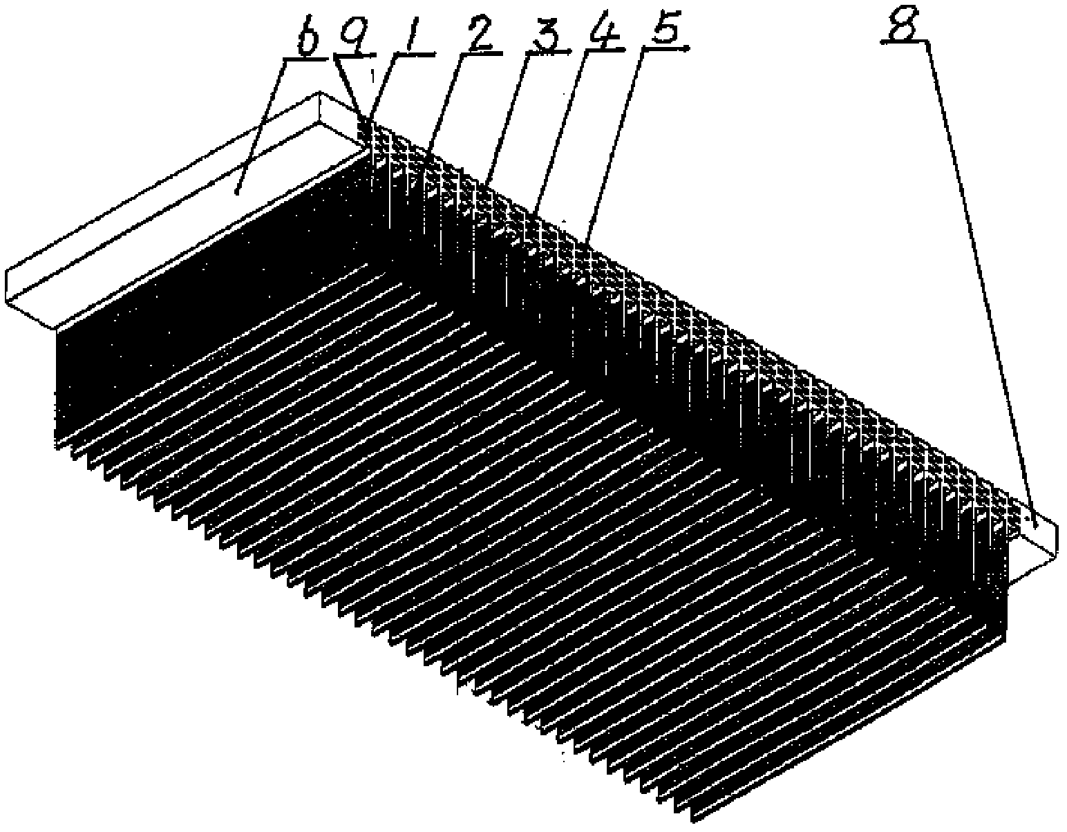 Compensation method of modular radiator manufacturing process