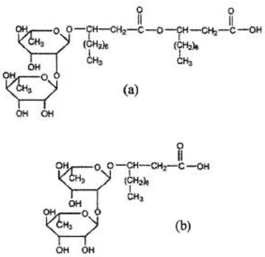 Rhamnolipid-containing tank-mixed spray additive as well as preparation method and application thereof