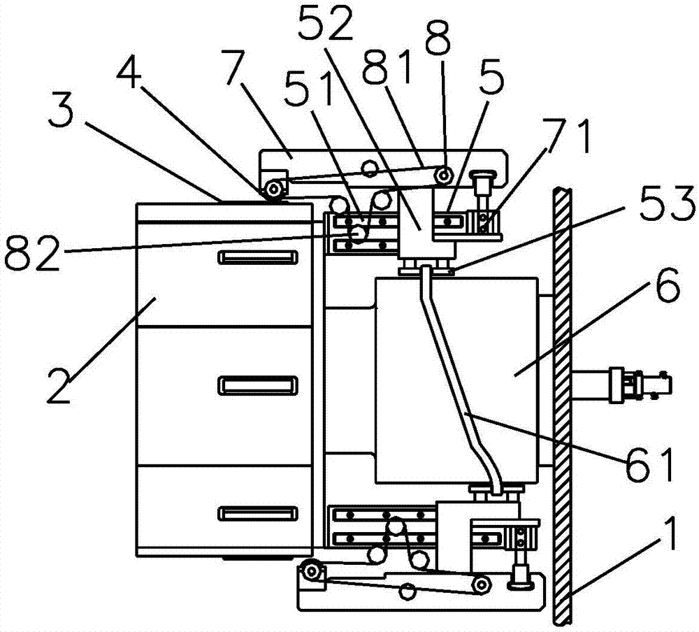 Pressing treatment device for material machining and method