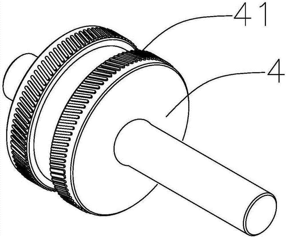 Pressing treatment device for material machining and method