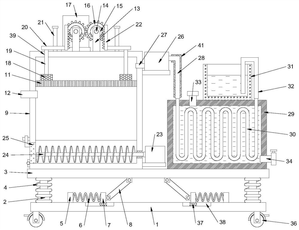 Flue gas deep dedusting and filtering device for coal boiler