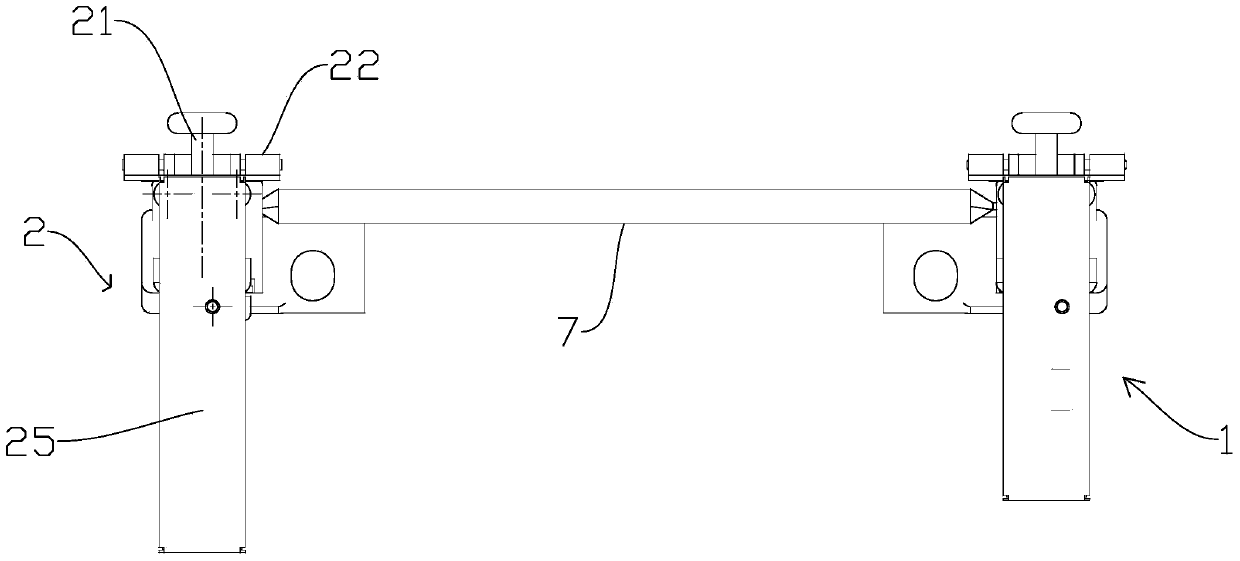 Fixing device for monitoring video of ZD6 point switch gap