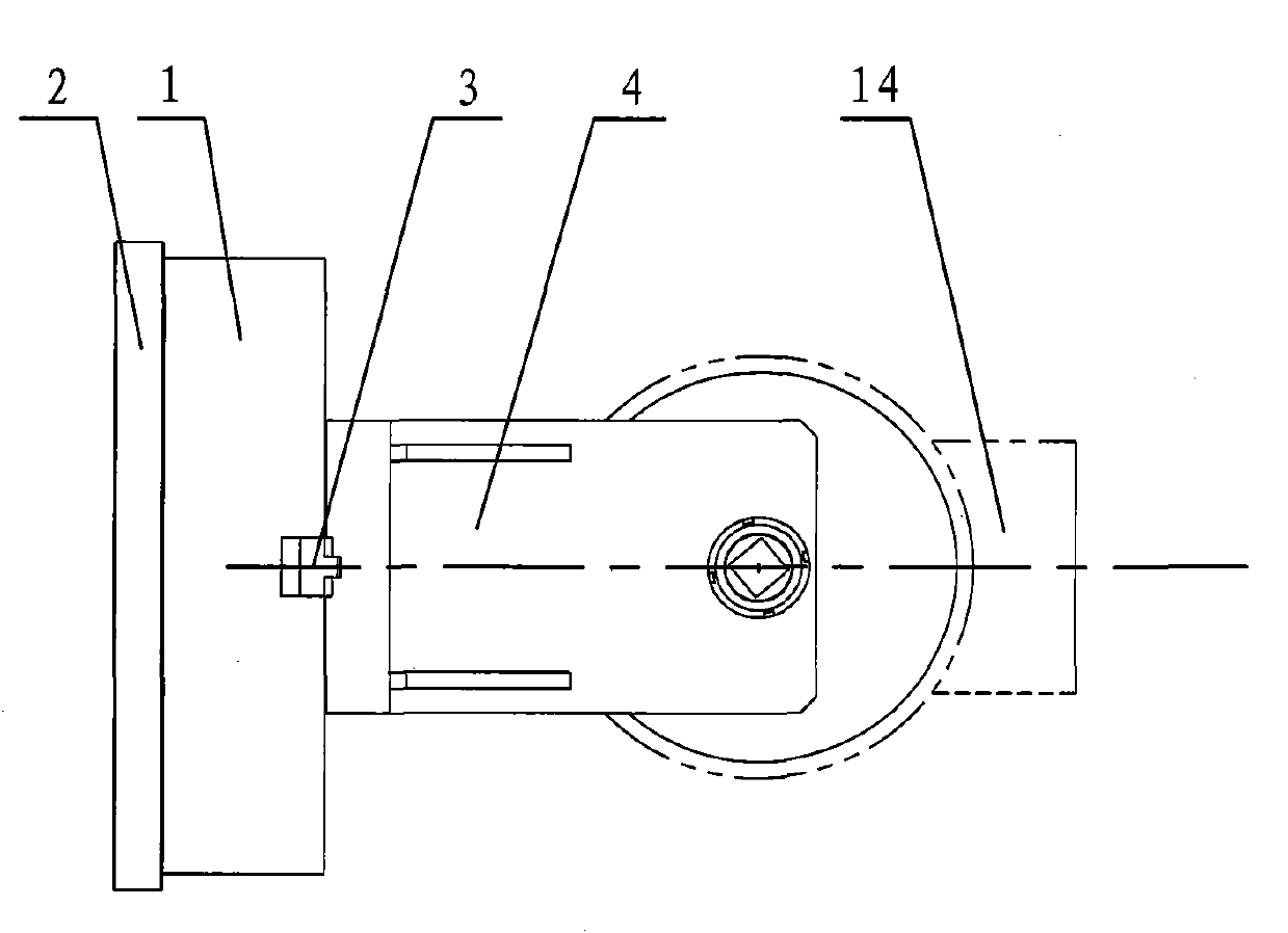 Two-jaw self-centering adjustable chuck