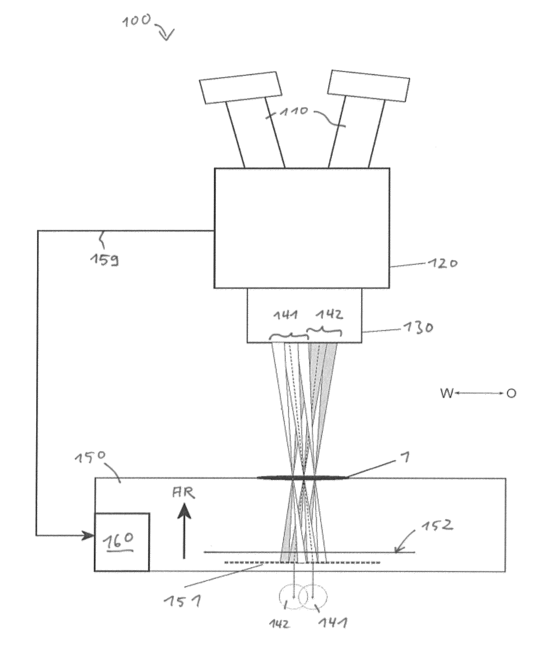 Transillumination device for a microscope