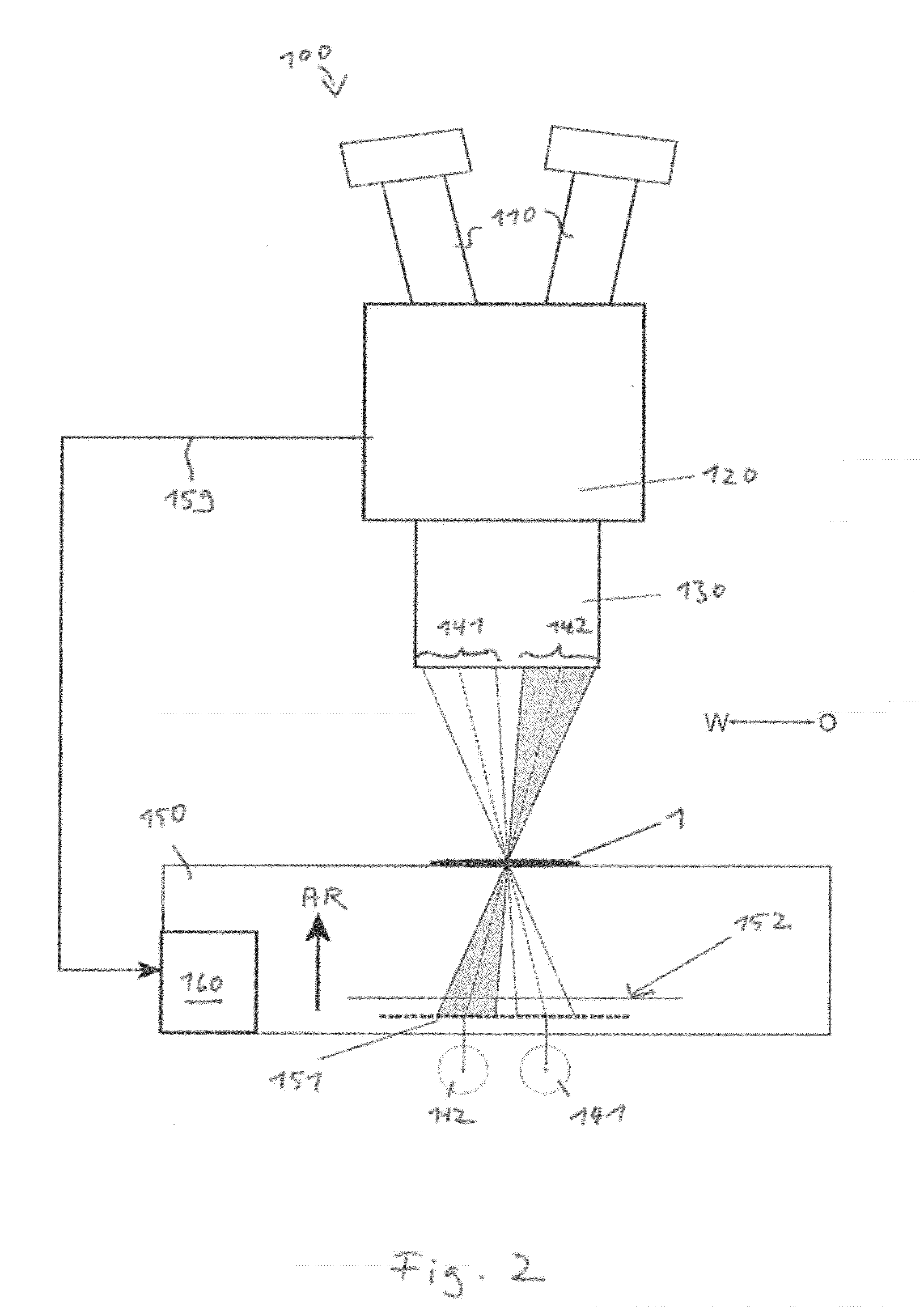 Transillumination device for a microscope