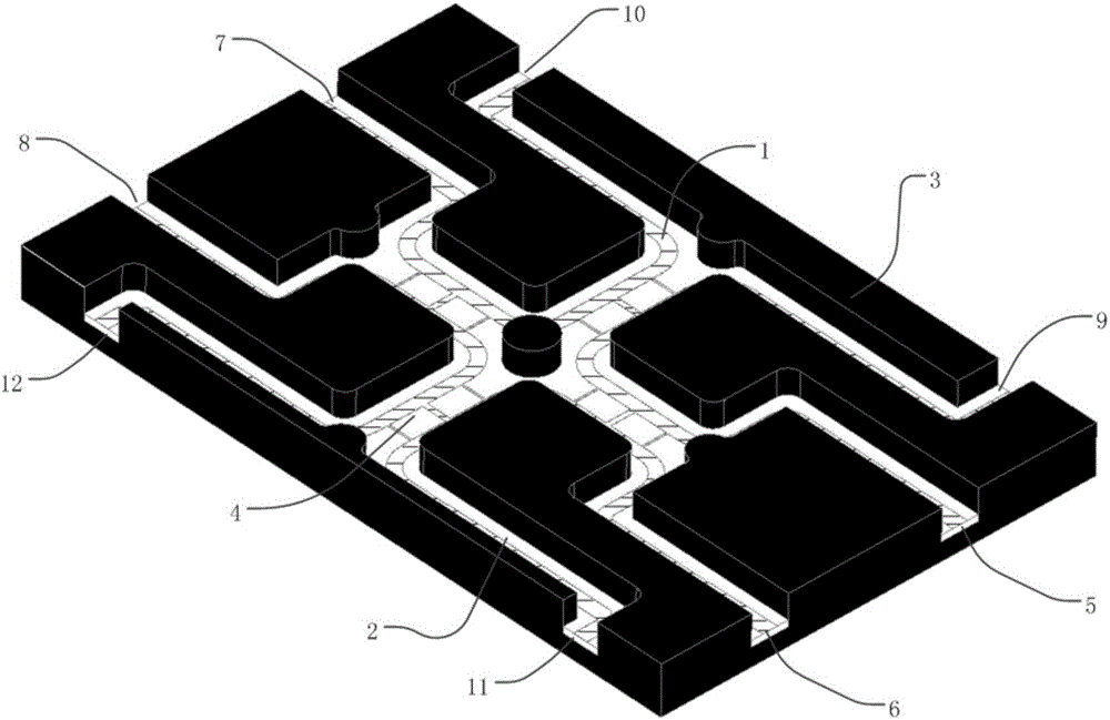 Millimeter wave two-dimensional sum-difference network