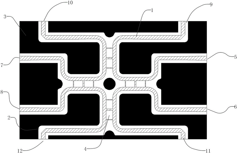 Millimeter wave two-dimensional sum-difference network