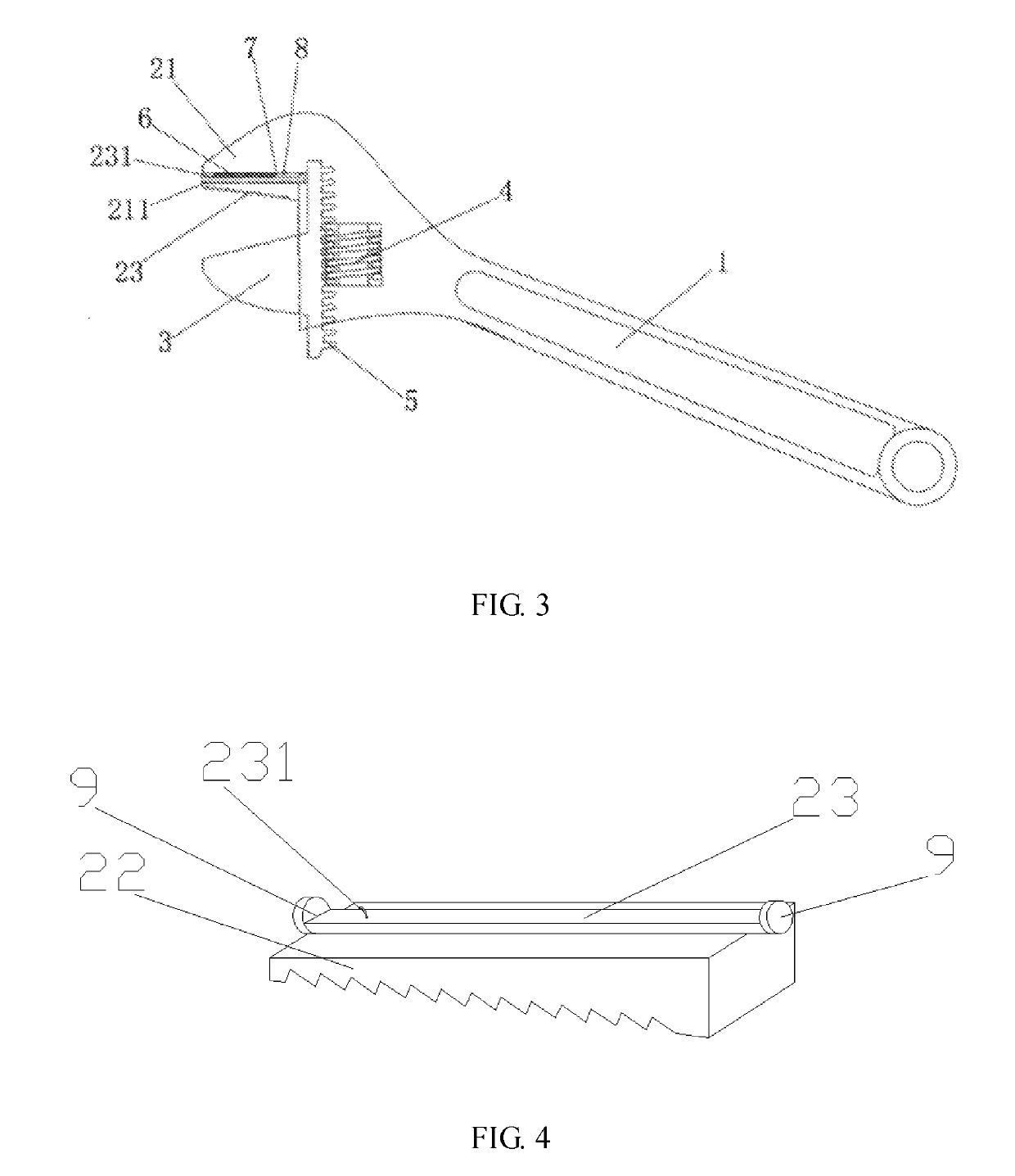 V-shaped bionic wrench