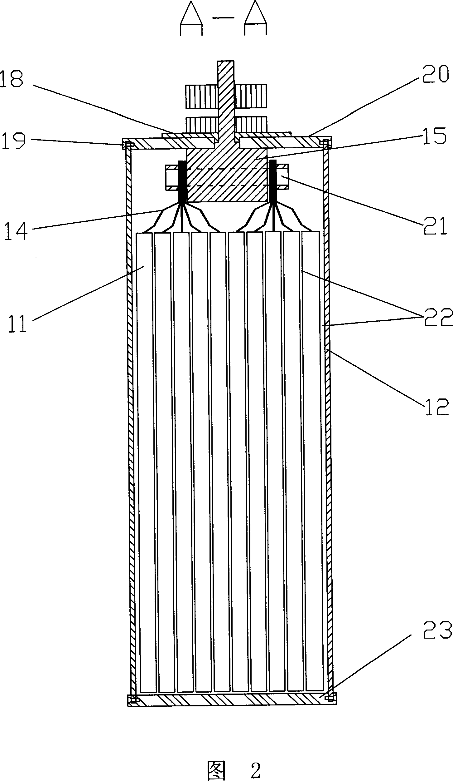 Dynamic type polymer lithium ion power supply and its manufacturing process