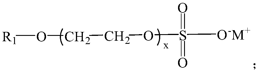 External structured system composition for liquid detergent, and liquid detergent