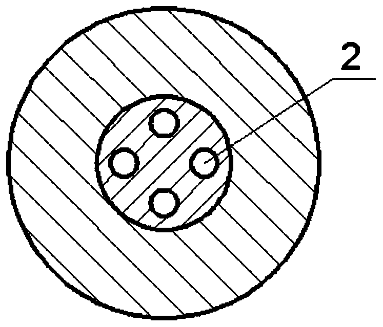 Two-stage cavitation generator with composite structure