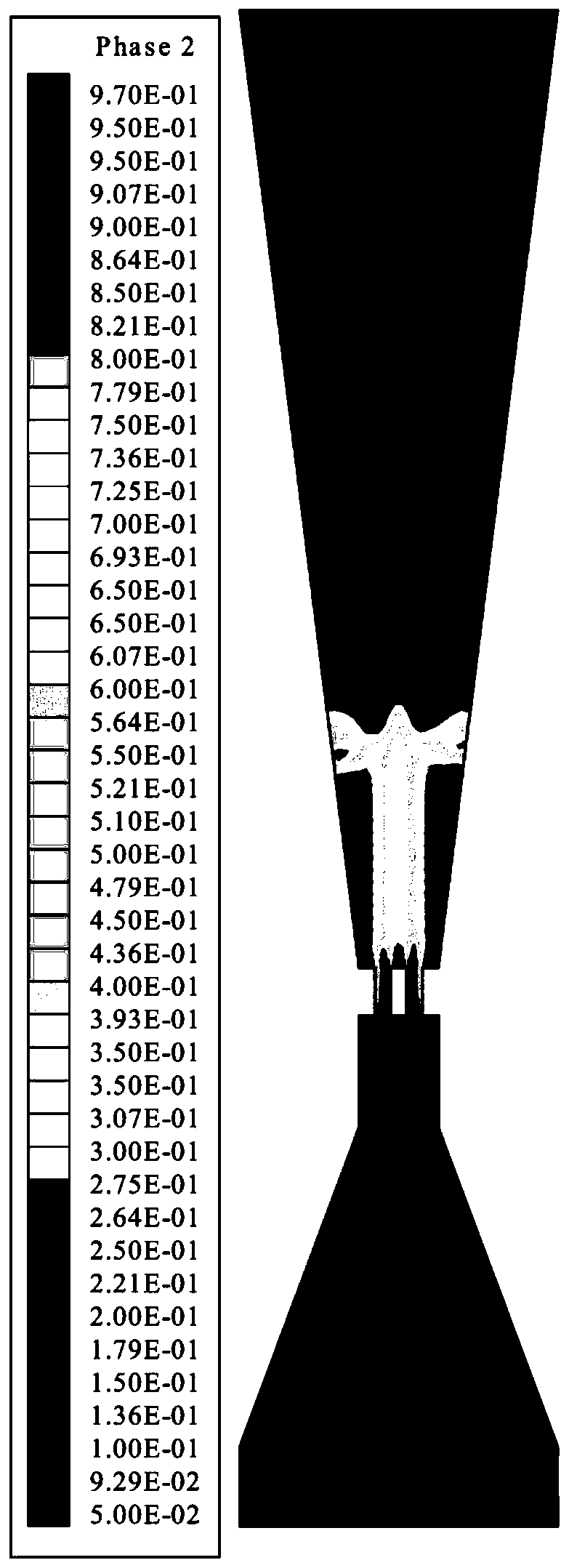 Two-stage cavitation generator with composite structure