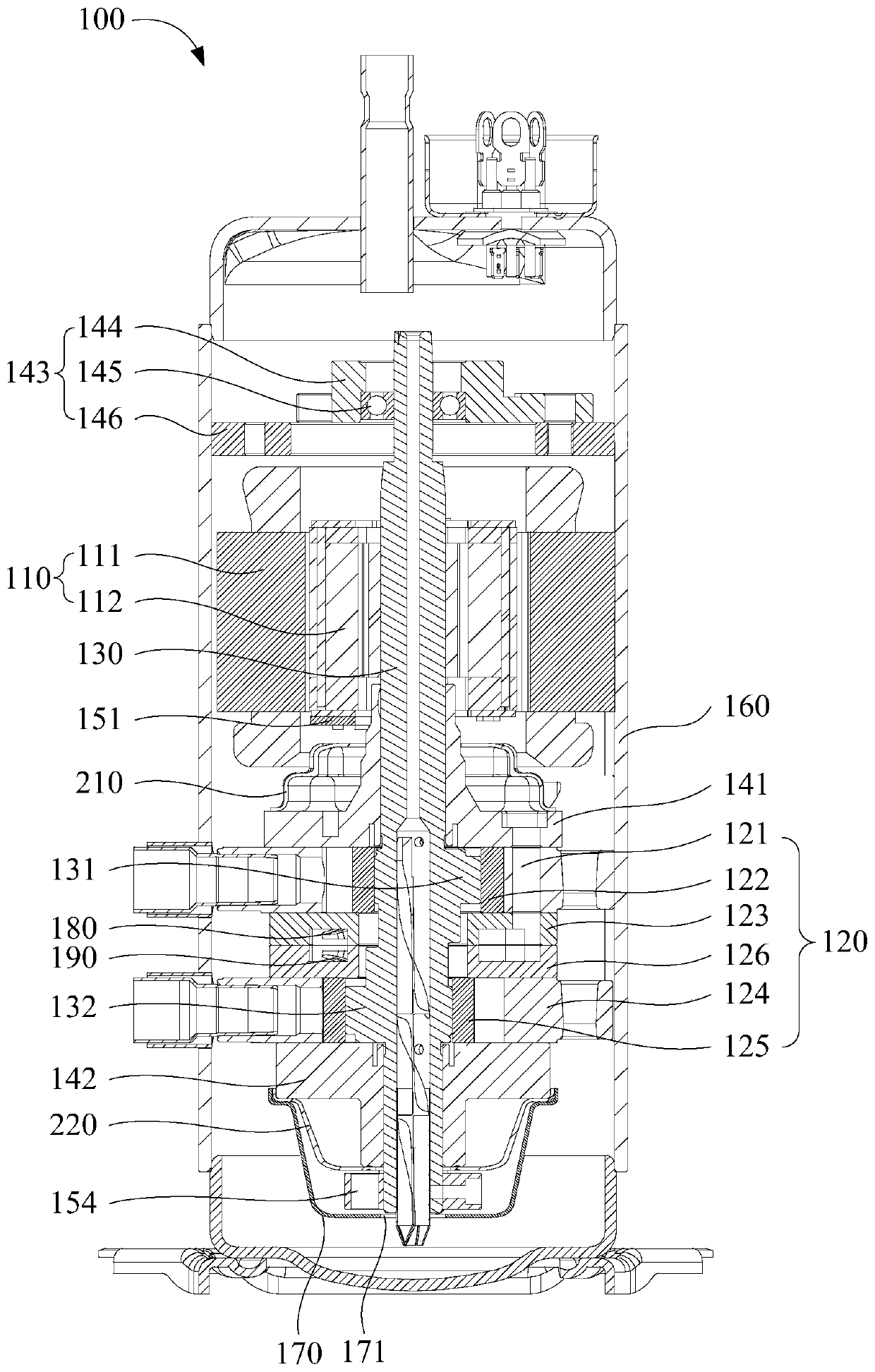 Compressor and refrigeration device