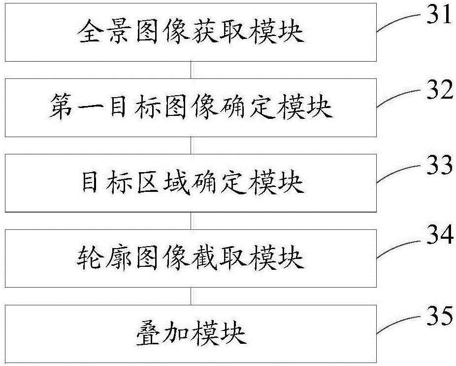 Panorama video frame image processing method and device