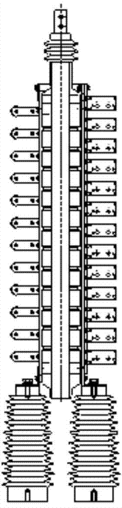 Modularized thyristor valve block for solid combination switch device