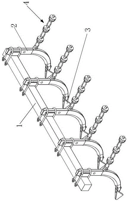 Dynamic bionic sub-soiling device with soil crusher