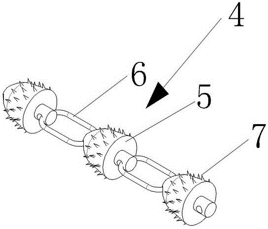 Dynamic bionic sub-soiling device with soil crusher