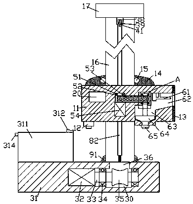 Wall body environment-friendly dismounting device