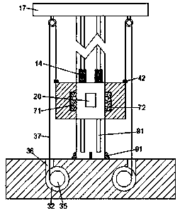 Wall body environment-friendly dismounting device