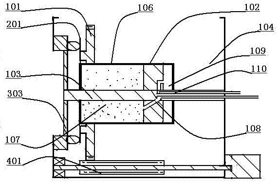 Rotary self-cleaning type fluted disc switching valve