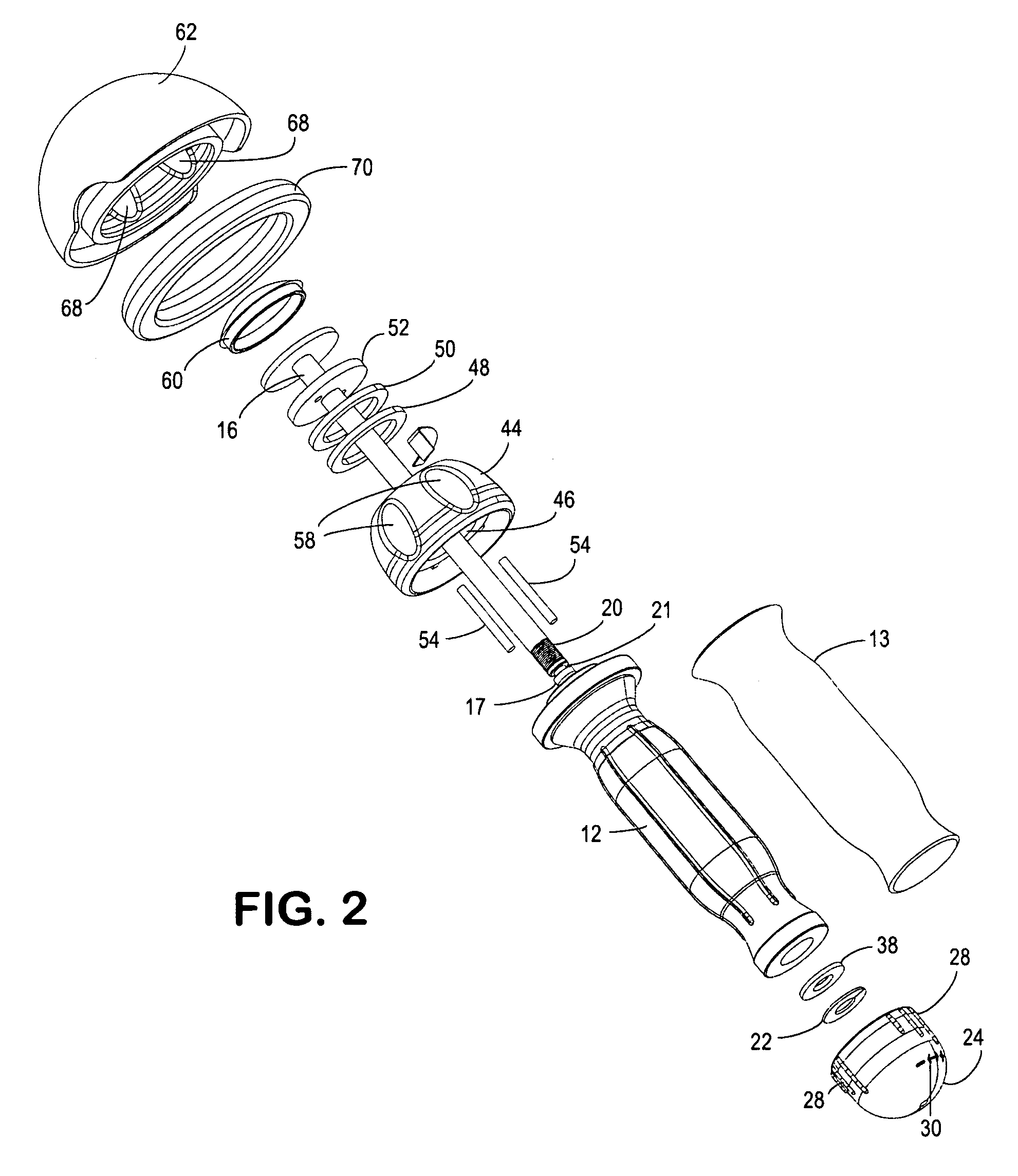 Universal multidirectional exerciser for exercising hand, wrist and forearm in multiple planes of motion with adjustable resistance