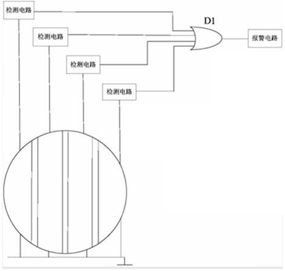 A detection device and detection method for the damage of manhole cover