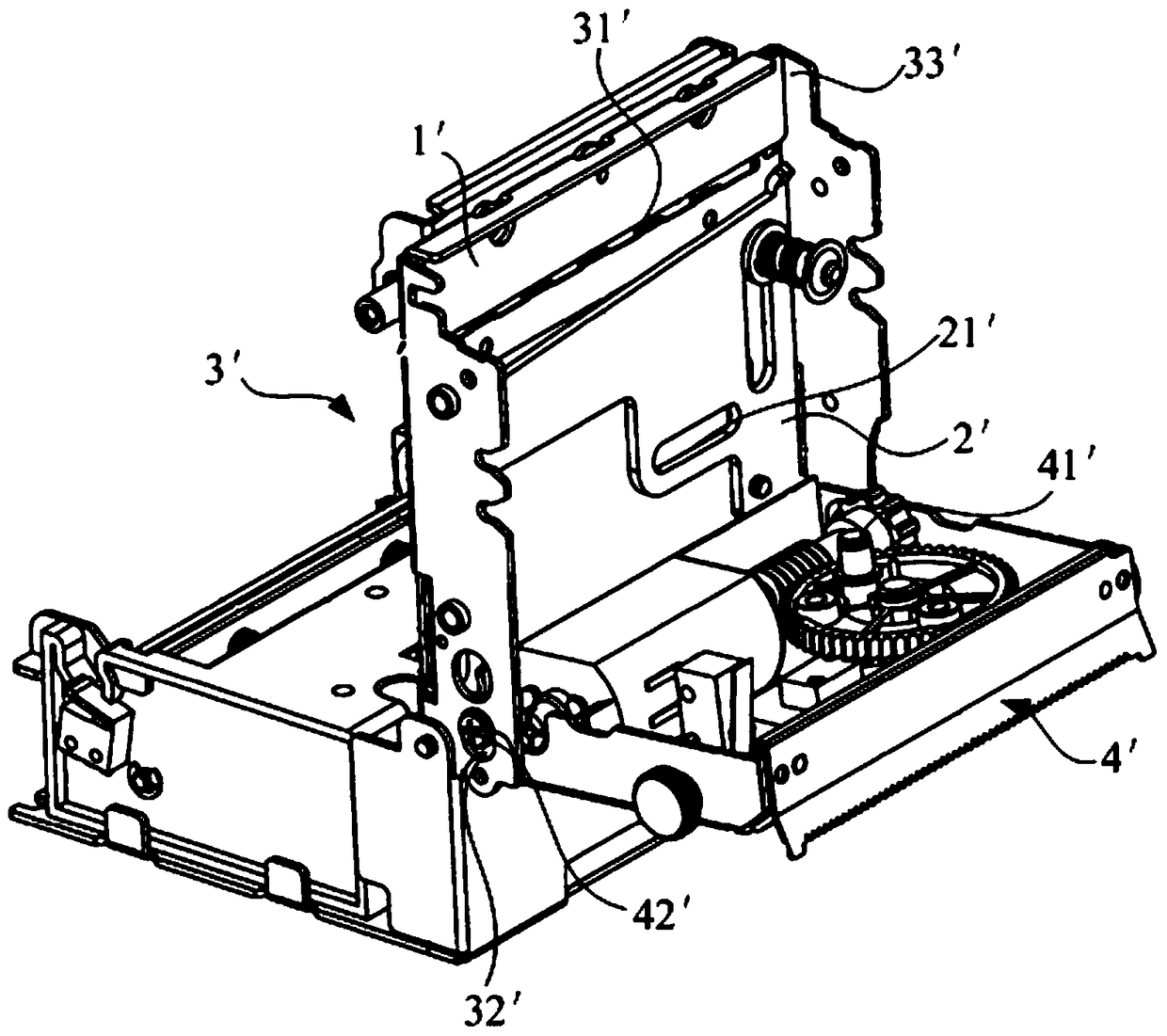 Cutter device and printer using same