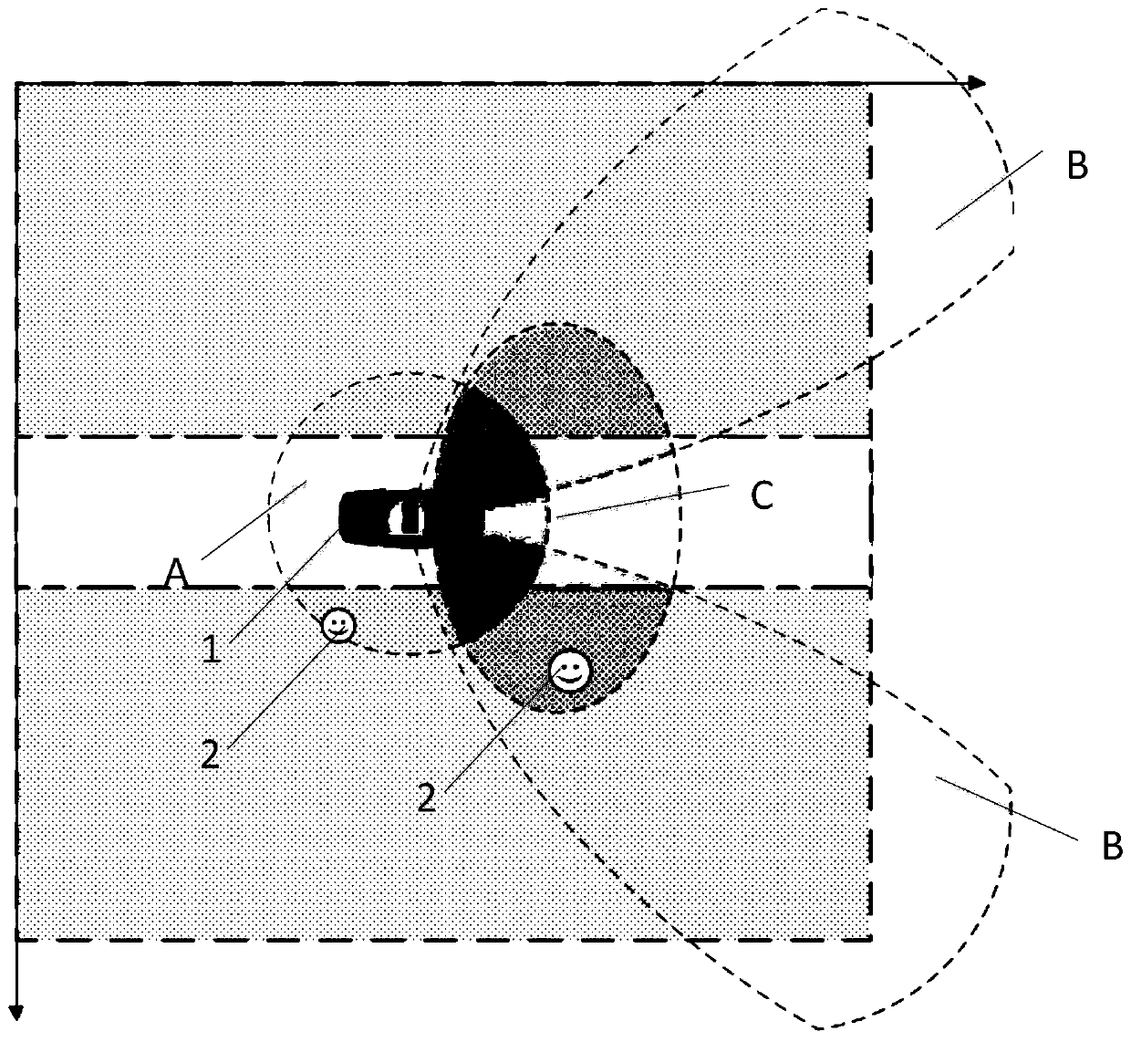 Real-time early-warning navigation device, map display method and terminal equipment