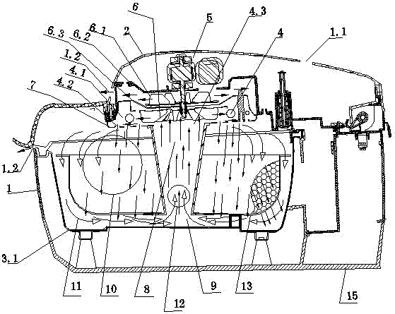 Air flow roasting pan