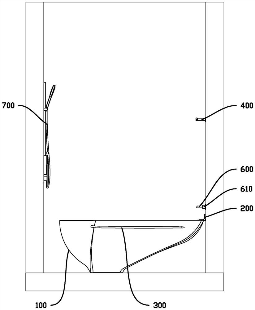 Folding bathtub and shower room with same