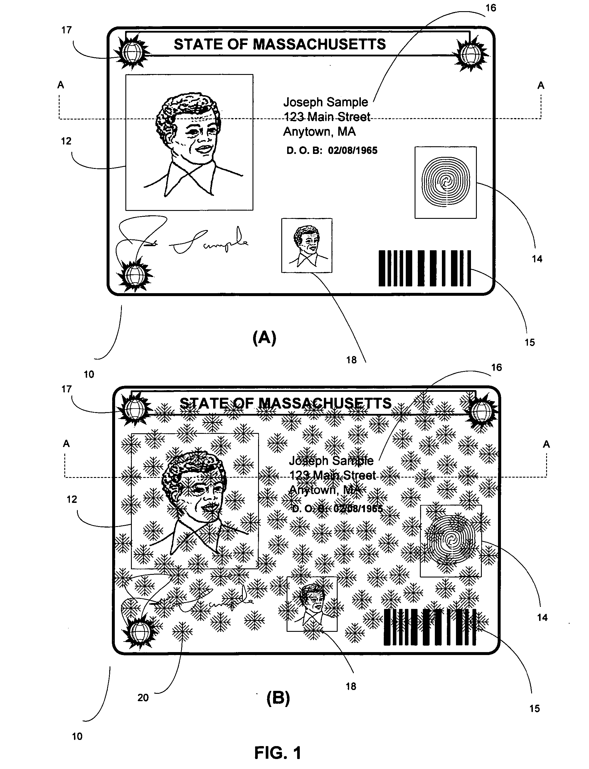 Tamper evident adhesive and identification document including same